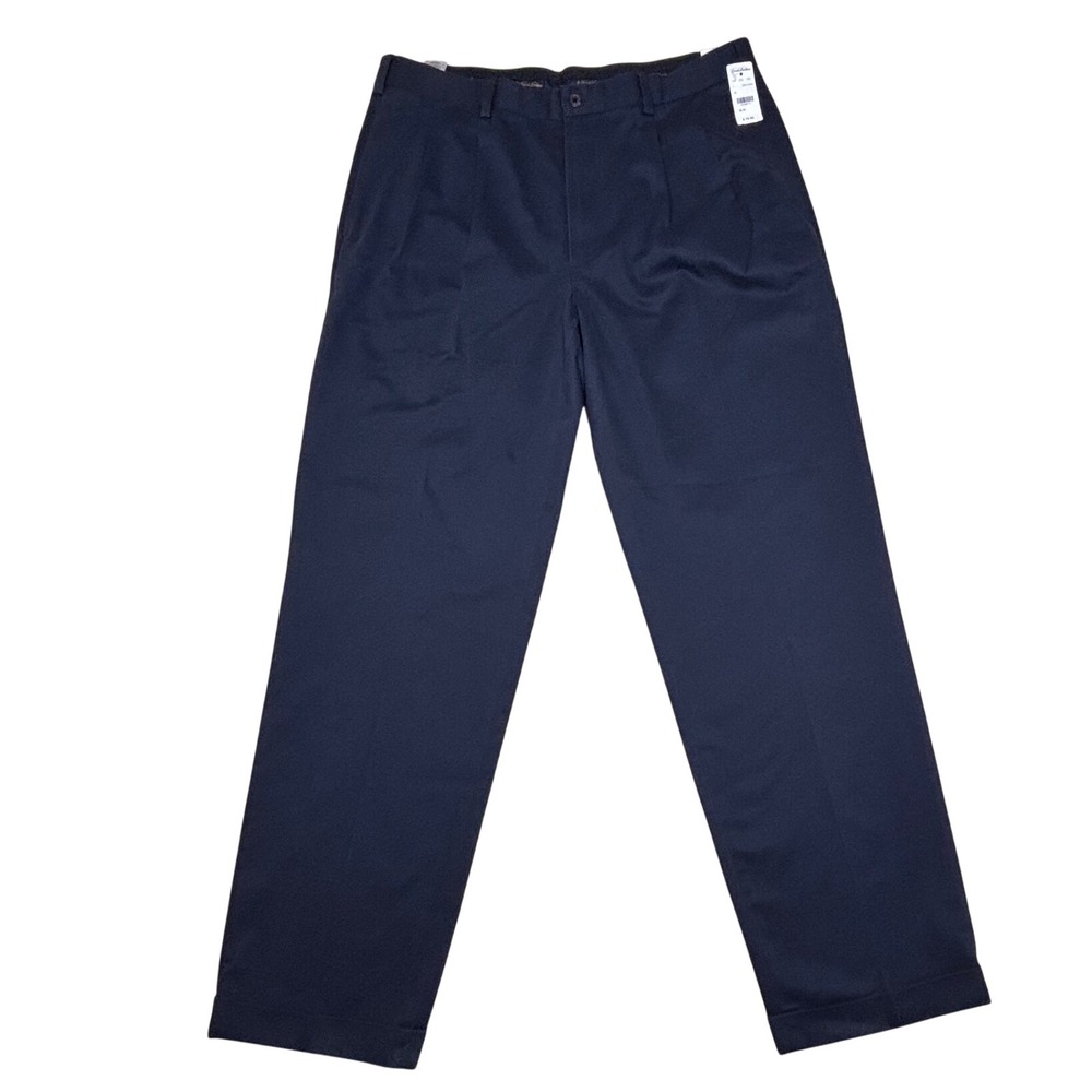 Brooks Brothers Mens Advantage Chino Thompson 38x34 Navy Blue Cotton NWT
